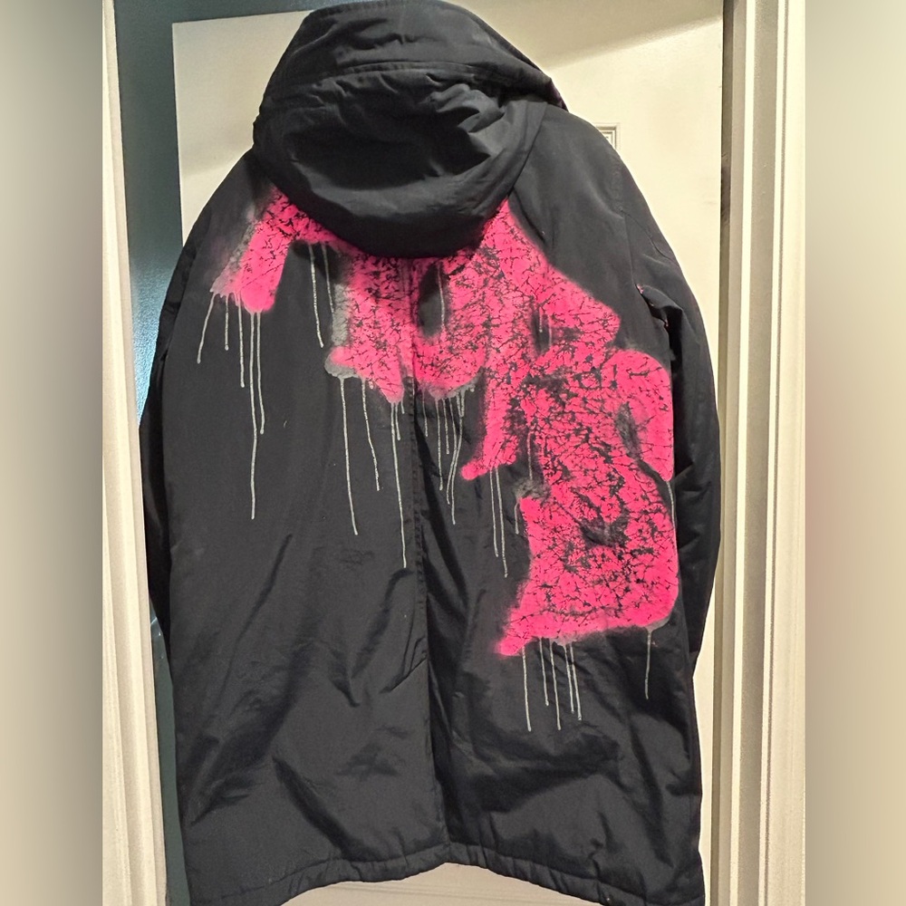 MICHAEL KORS Men's Graffiti Splatter Jacket XLT